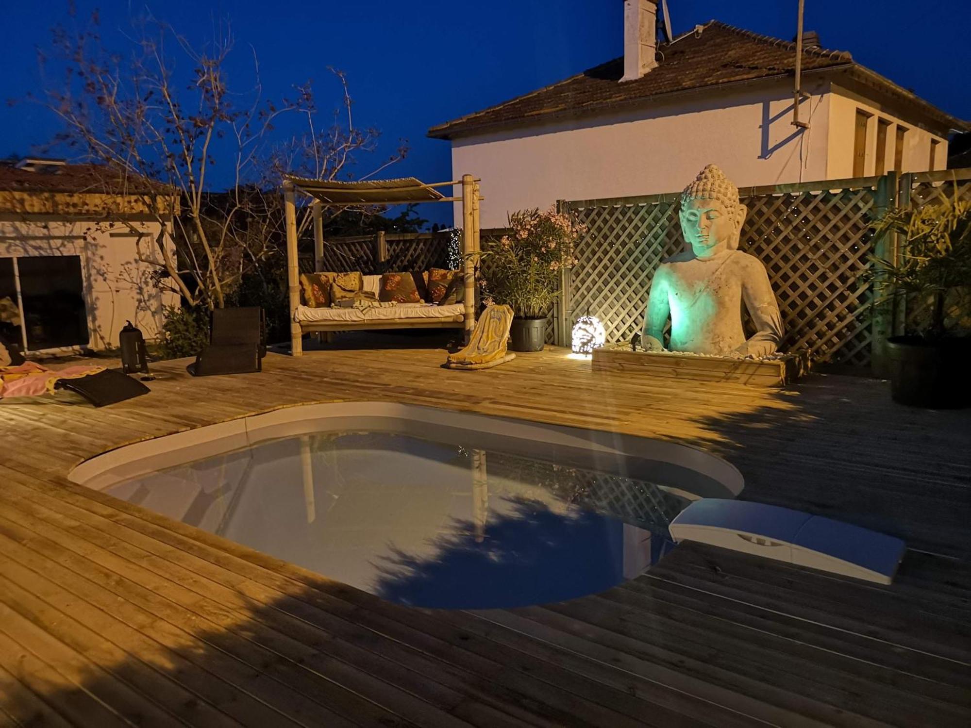 La Serenite Balinaise, Chambre Et Sdb Privee, Jardin , Piscine Et Jacuzzi En Saison, Pres De Chantilly, Parc Asterix Et Cdg Et Paris En 20' Orry-La-Ville Buitenkant foto