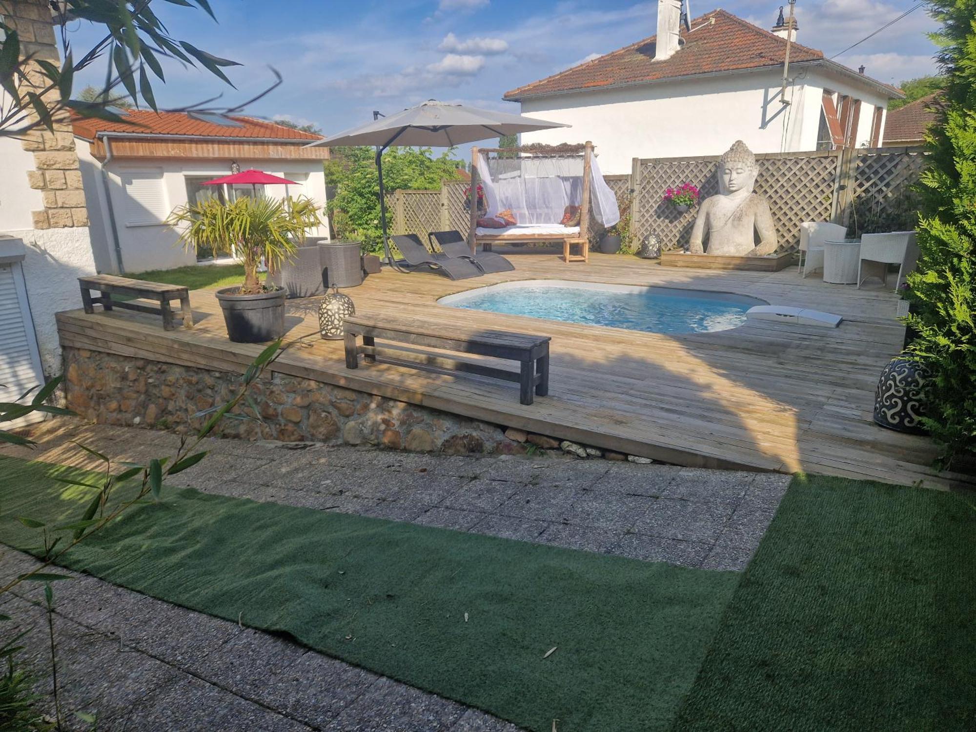 La Serenite Balinaise, Chambre Et Sdb Privee, Jardin , Piscine Et Jacuzzi En Saison, Pres De Chantilly, Parc Asterix Et Cdg Et Paris En 20' Orry-La-Ville Buitenkant foto