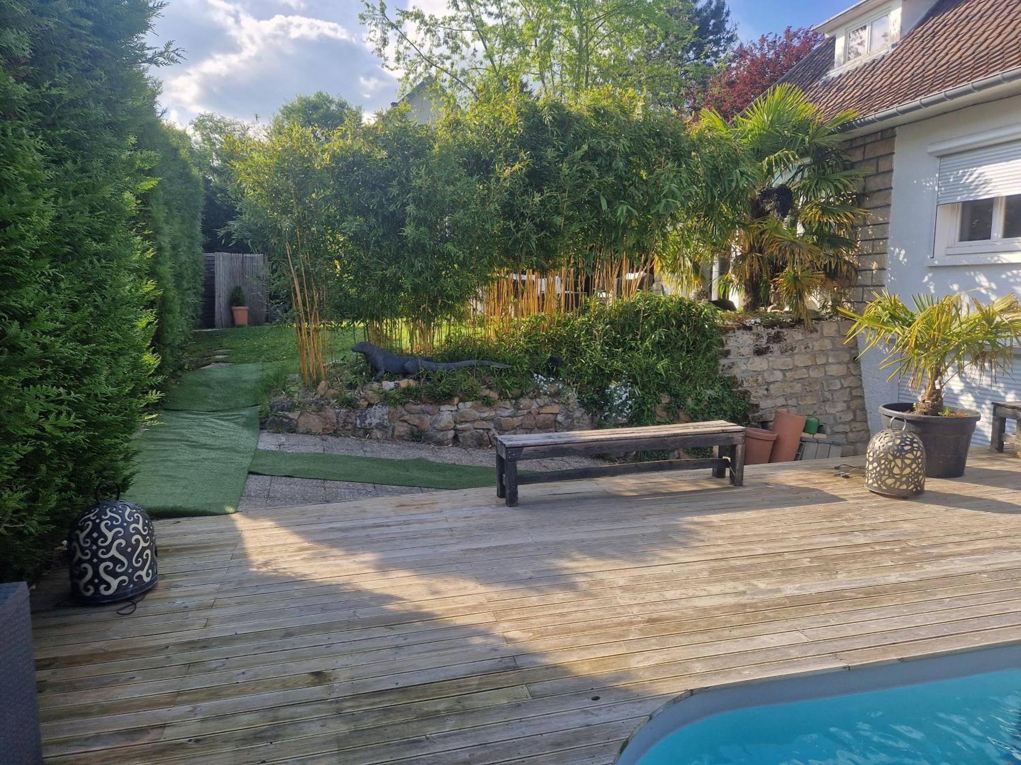 La Serenite Balinaise, Chambre Et Sdb Privee, Jardin , Piscine Et Jacuzzi En Saison, Pres De Chantilly, Parc Asterix Et Cdg Et Paris En 20' Orry-La-Ville Buitenkant foto